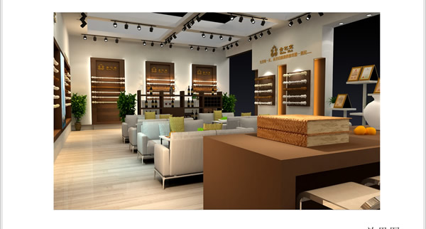 展廳設(shè)計室內(nèi)展示一角