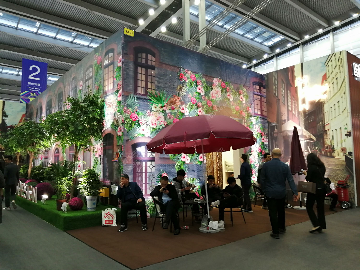 家紡展展廳設(shè)計效果圖