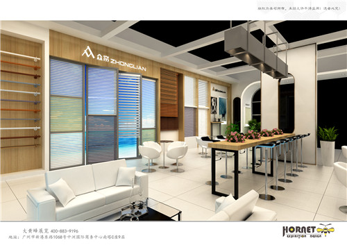 眾簾家紡展展臺(tái)設(shè)計(jì)