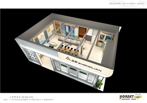 眾簾家紡展展臺(tái)設(shè)計(jì)