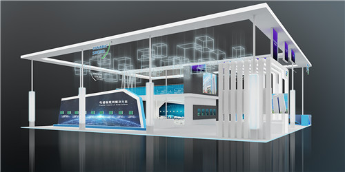 索德電氣電梯展展臺(tái)設(shè)計(jì)搭建
