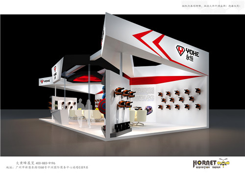 永恒頭盔摩托車(chē)展臺(tái)設(shè)計(jì)搭建