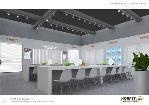 世典遮陽門窗遮陽展臺設(shè)計(jì)搭建