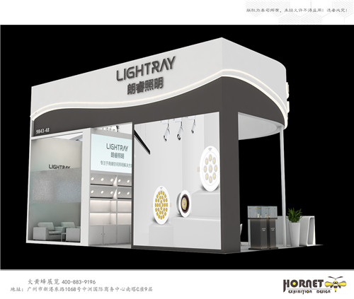 朗睿照明珠寶特裝展臺設(shè)計搭建