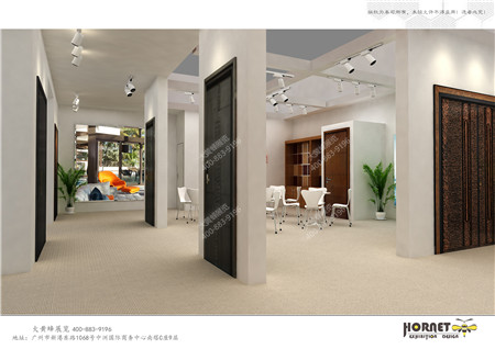 千翔門業(yè)建材展特裝展臺(tái)設(shè)計(jì)搭建