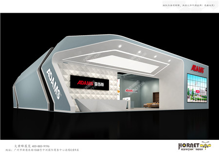 亞當(dāng)斯精密制造家具展臺設(shè)計(jì)搭建