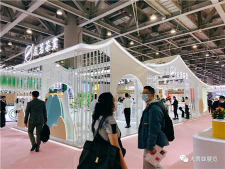 友茗茶業(yè)2021 HOTELEX廣州展臺設計