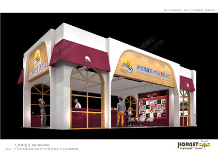博海酒業(yè)春糖酒店展特裝展臺設計搭建