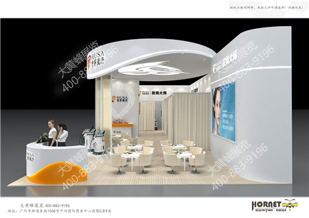 皇莎國際廣州美博會(huì)展臺(tái)設(shè)計(jì)搭建