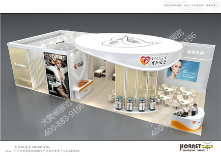 皇莎國際廣州美博會(huì)展臺(tái)設(shè)計(jì)搭建