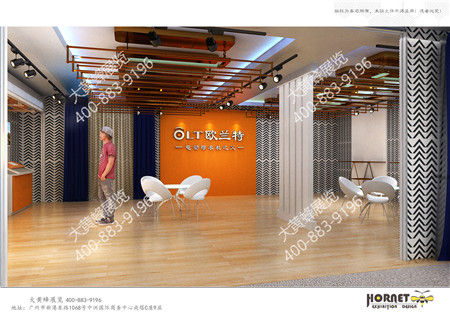 歐蘭特廣州建材只能特裝展臺設計