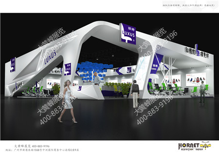 麗時(shí)家具廣州家具展特裝展臺設(shè)計(jì)