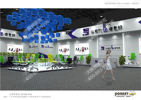 麗時(shí)家具廣州家具展特裝展臺設(shè)計(jì)