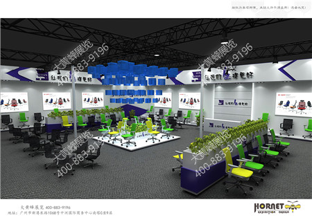 麗時(shí)家具廣州家具展特裝展臺設(shè)計(jì)