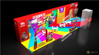 湯姆貓授權(quán)展特裝展臺設(shè)計(jì)