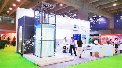華龍電梯廣州電梯展會設計搭建