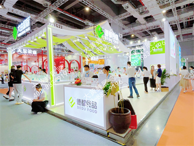 德都食品上海酒店用品展臺設(shè)計搭建