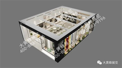上海展覽設(shè)計公司講解松果展臺設(shè)計
