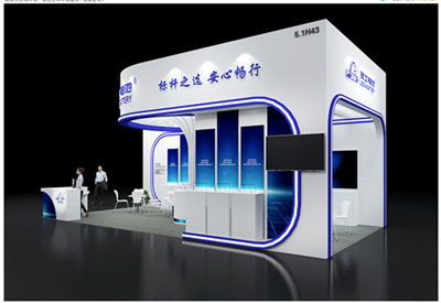 理士電池展位設(shè)計(jì)搭建