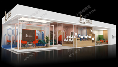 上海家具展特裝展臺設(shè)計案例講解之標(biāo)典家具