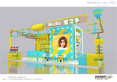 上海FIC展會設(shè)計方案講解之蜜之多