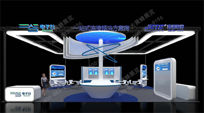 深圳工業(yè)展特裝展臺(tái)設(shè)計(jì)案例解讀之勝藍(lán)